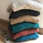 Range of colors sweaters women in wool and mohair Souris Grenadine